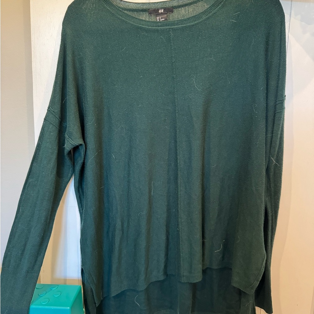 H&M Deep Green Knit Top